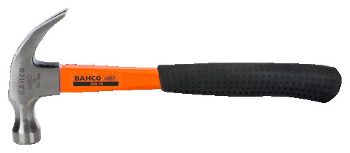 Молоток-гвоздодер с фиберглассовой ручкой 450 г, 330 мм