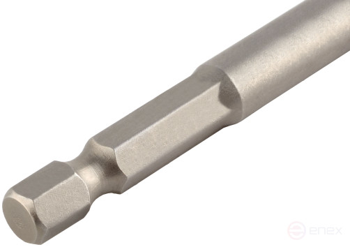 Adapter holder for heads and inserts rocking (1/4"<-->HEX1/4", L=65mm) Avtodor 44811