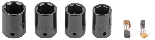 Electric wrench 450 W; 3600 rpm; 5000 rpm; 350 Nm; BS brushes; res. incl.; 2 kg; box