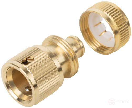 Соединитель, латунь 1/2"