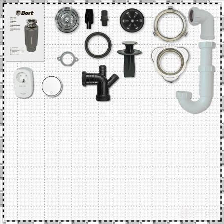 Food waste shredder BORT TITAN 6000 Control