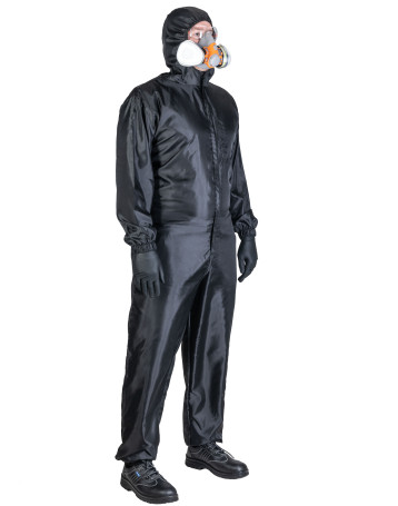 Комбинезон малярный многоразовый Jeta Safety JPC75 Ninja, размер XL, черный, - 1 шт.
