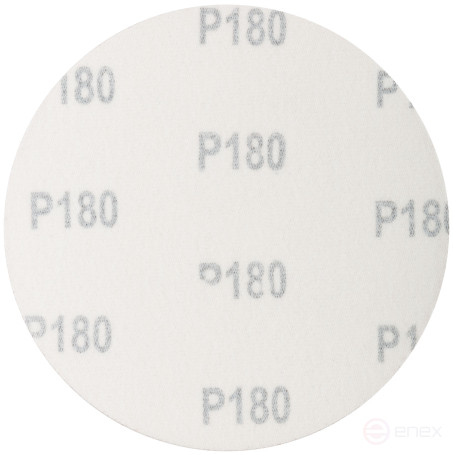 Круги шлифовальные сплошные (липучка), алюминий-оксидные, 125 мм, 5 шт. Р 180