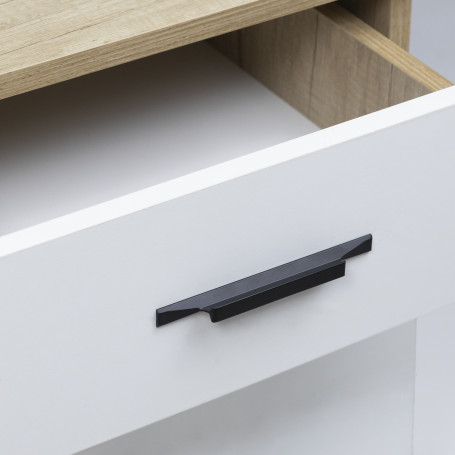 Handle meb. bracket alum. STELLS 320/500 matte black, AKS