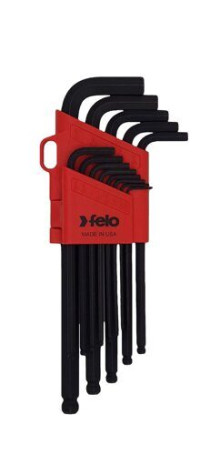 Felo Hex Wrench Set with Ball end 13 pcs 37513001