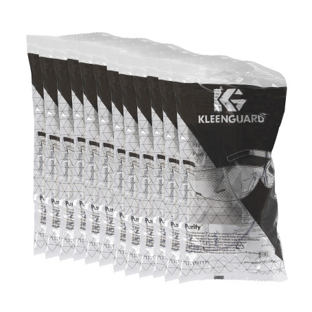 KleenGuard® V20 Purity™ Safety Glasses - Anti-fog Lenses / Transparent (1 box x 12 pairs of glasses)