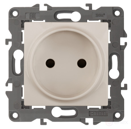 Розетка ЭРА Elegance 14-2105-02 2P 16A-250В IP20 слоновая кость