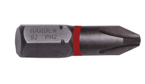 Набор бит проф. PH1x25mm, сталь S2, 20 штук // HARDEN