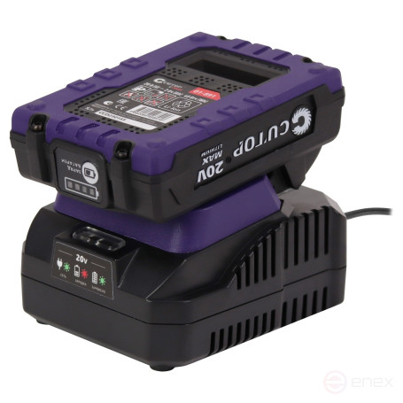 Screwdriver Cutop E-Profi 20V, 13mm, 1 Battery, 2AH, Spare parts, card box.