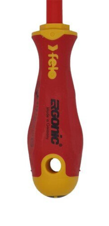 Felo Dielectric screwdriver Ergonic flat slotted 8,0X1,2X175 41308090