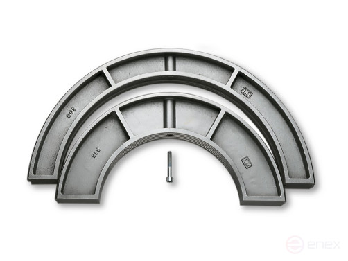 Редукционные вкладыши труба/труба на 315мм (6 шт.) широкие