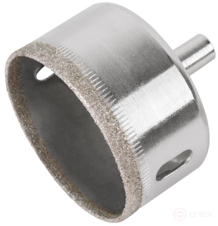 Коронка кольцевая по кафелю и стеклу алмазная 55х50 мм