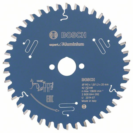 Expert for Aluminum saw blade 140 x 20 x 1.8 mm, 42