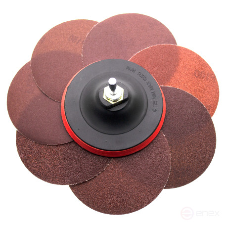 Тарелка опорная (Насадка на УШМ), 125мм, с перех., толстая, Чеглок (200)