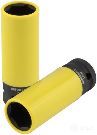 Impact wheel head *19 (DR1/2";L-78mm with plast.protection) AvtoDelo (39359)