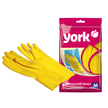 YORK rubber gloves (M)