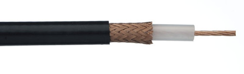 COAX-RG213-500 (500 m) Coaxial cable RG-213, 50 Ohm, core - 13 AWG (7x0.75mm), outer diameter 10.2mm, PVC, black