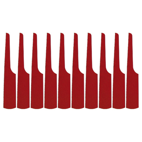 MIGHTY SEVEN Set of interchangeable jigsaw saws, 32 teeth, Bi-metal, 10 pcs