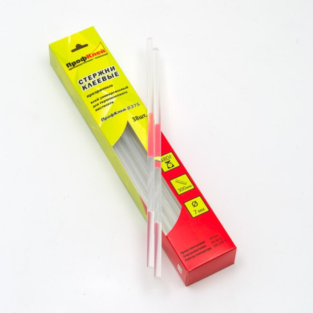 Glue rods of ProfClei – 8375 transparent, universal, 38 pcs.