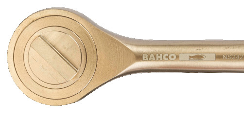 IB 1/2" Reversible handle (aluminum/bronze), 245 mm