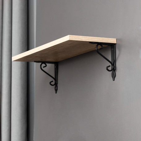 Shelf holder meth. MELODY 190*240, black AKS