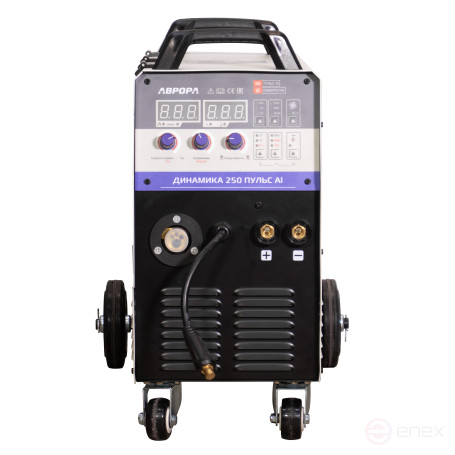 Inverter semi-automatic welding machine AURORA Dynamics 250 PULSE Al + NAKS certificate