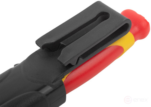 Нож изолированный 1000 В, нерж.сталь, 190 мм, лезвие 68 мм, прорезин.ручка