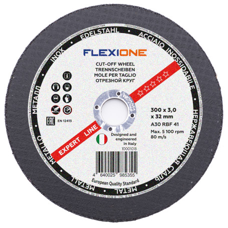 Cutting wheel metal/stainless steel 300x3x32 A30 Type 41 Flexione Expe