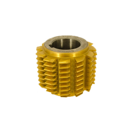 Screw milling cutter M1 A R6M5 2510-4116 20gr. (1g.14 min.) 50x32x22 mm wear-resistant Beltools coating
