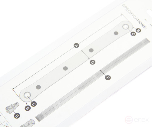 Удлинитель трещотки для труднодоступных мест с адаптерами 1/4, 3/8" L=340мм JTC