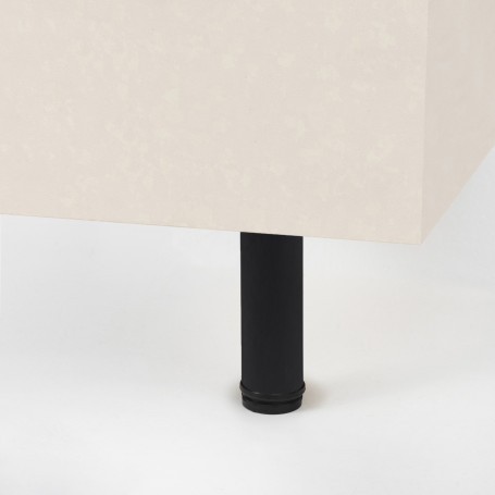 Опора меб. мет. d50 h100 с регул. черный AKS