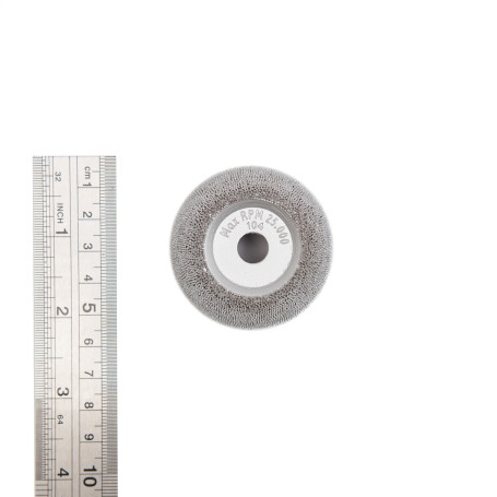 NS104 Rough hemisphere, Ø50.8x19mm, AH 9.5mm, 230 Grit