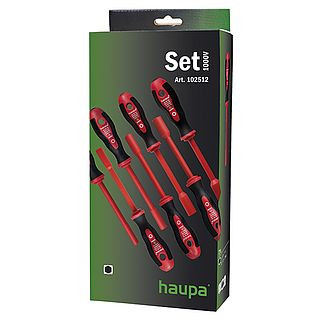 Set of two-component VDE socket wrenches, 7 pcs