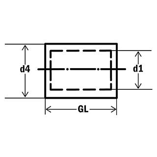 Соединитель параллельный DIN 46341, лужёный, 6,0 мм² (упак.100шт)