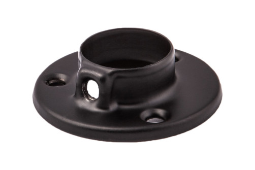 Pipe mounting (socket) d25 (510) steel, black AKS