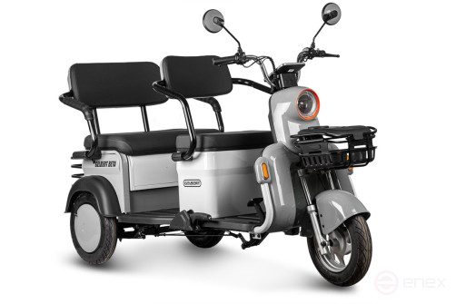 Electric tricycle Rutrike Gelbert Beta 48V/60V 800W, silver-white
