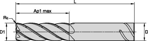KOR5SE1200R036SLIM K600 Milling Cutter