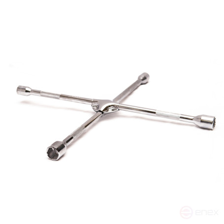 CW1721 Ключ гаечный четырехсторонний (баллонный) ROSSVIK 17х19х21х23, 500мм