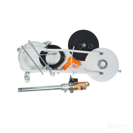 Нагнетатель смазки ER-44001 пневматический (раб.давл.:5.4 бар;подача:5 гр/сек.;тип смазки:#0-#3, под емкость на 20л) ЭВРИКА /1