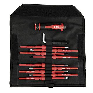 Vario TQ VDE kit: Screwdriver with replaceable nozzles Tx 0.5-3.5 Nm