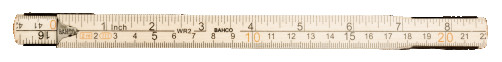 10-секционная метрическая/дюймовая деревянная складная линейка 2 м