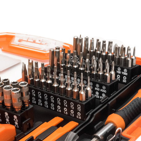Sets of screwdrivers for precision work 77 pcs. Villager