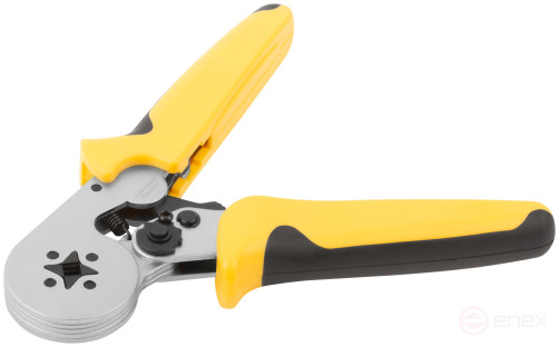 Пресс-клещи для обжима втулочных наконечников 0,25-10 мм, прорезиненные ручки 175 мм