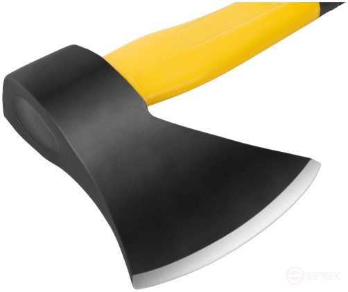 The axe is forged reinforced steel, reinforced fiberglass handle 1000 gr.