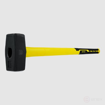 Кувалда кованая 3000 г. 870 мм, фиберглассовая рукоятка, BERGER BG1519