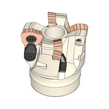 End mill JDMW 1405 Vndrt 50x22 mm, Z-4, with high-speed feed