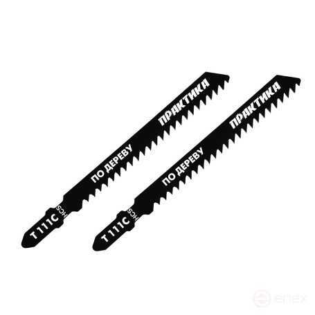 Wood jigsaw saws, chipboard PRACTICE type T111C 100 x 75 mm, rough cut, HCS (2 pcs.) (034-465)