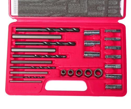 Set of extractors 5-16mm for bolts with torn internal thread (in the case) 25 items JTC /1/24