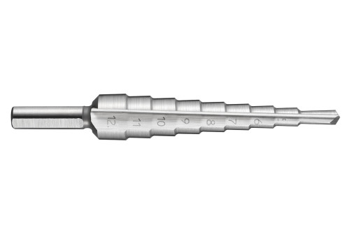 Conical step drill for sheet metal Ø 4,0 - 12,0