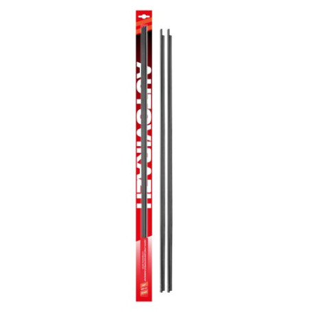 Wiper strip replaceable 60cm/24" with plastic insert for frame wipers
